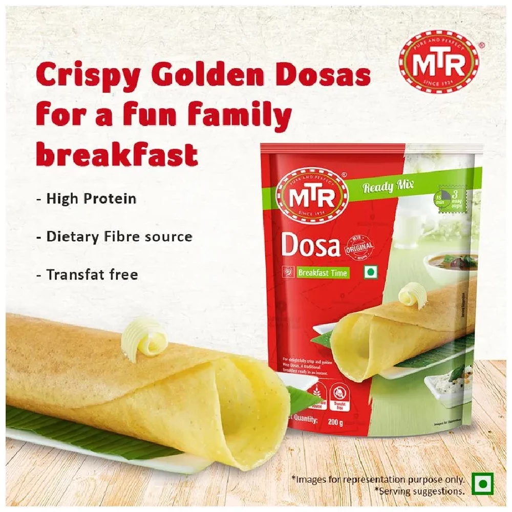 MTR Breakfast Mix - Dosa, 200 g Pouch-6.webp